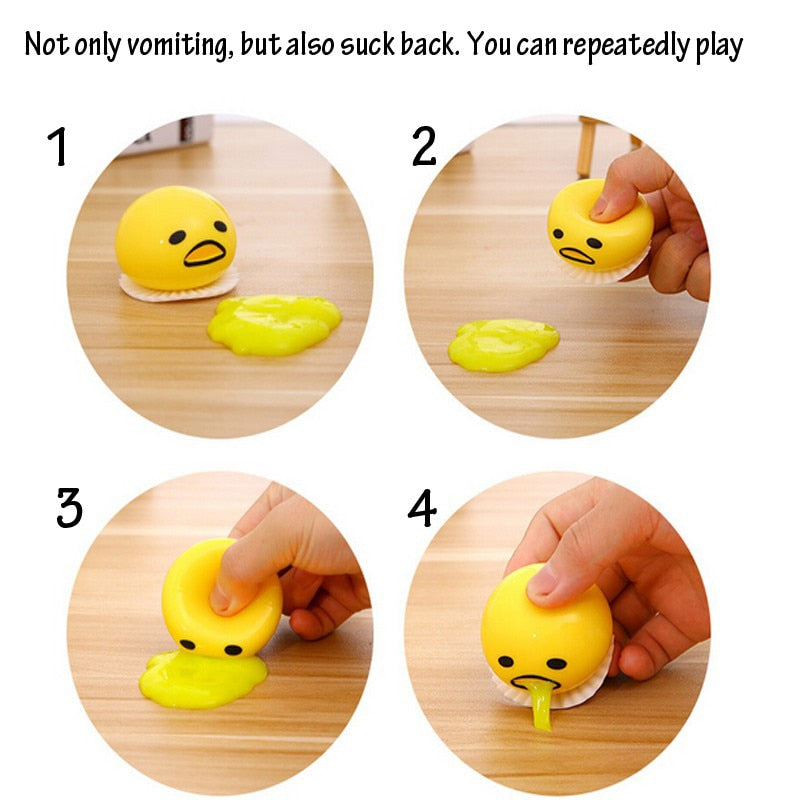 Stress Ball Squishy Egg Yolk