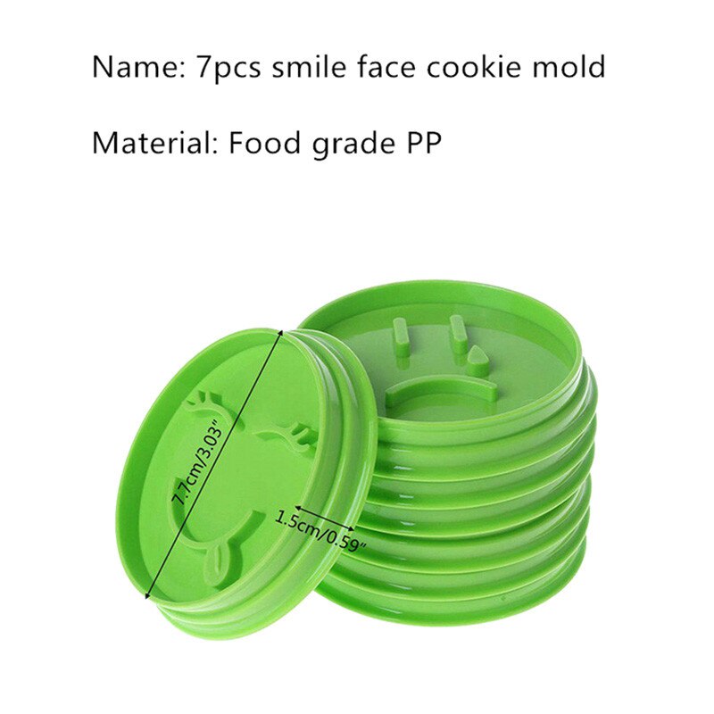 Smiley Cookies Baking Set 7 Piece