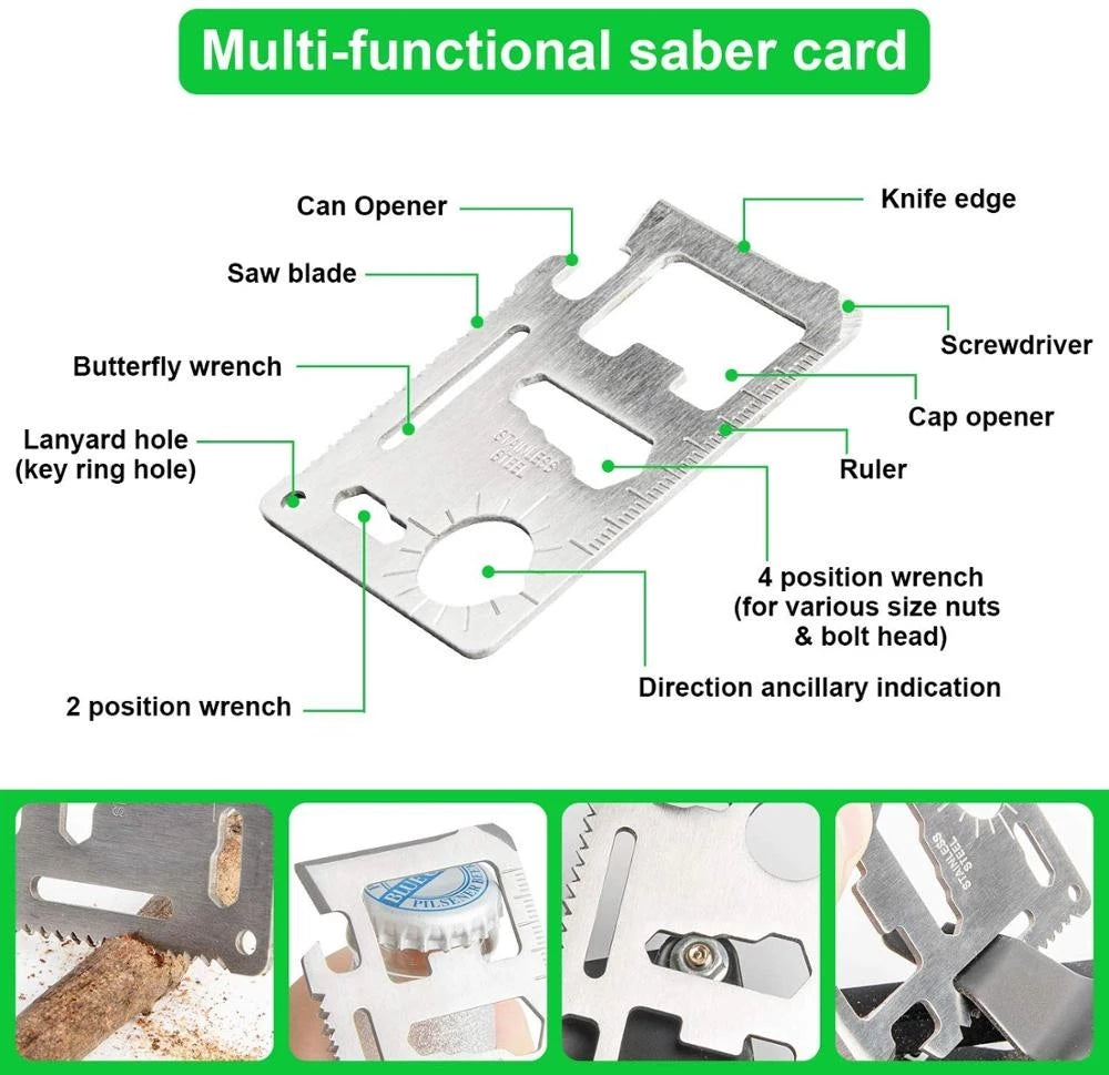 Survival Kit 17 In 1