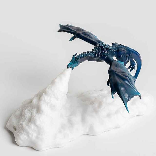 LED Printed Dragon 3D Night Lamp