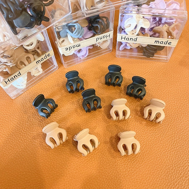 Luxury Matte Plastic Mini Hair Claws