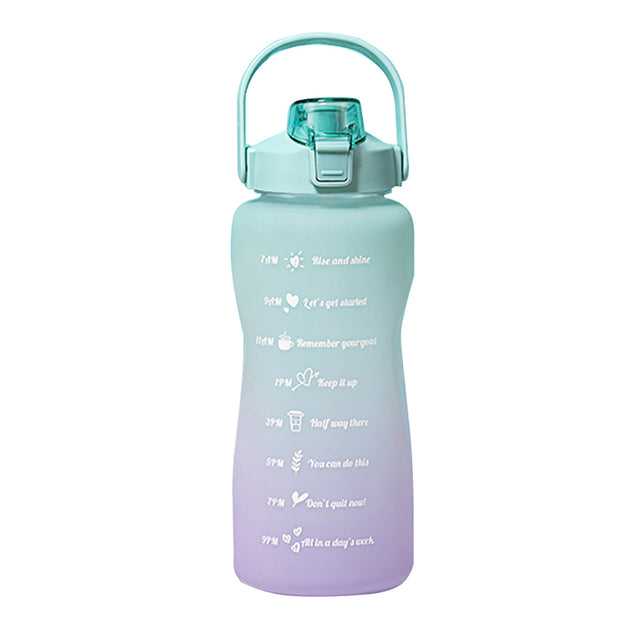 Large Capacity Water Bottle Straw Cup 2L