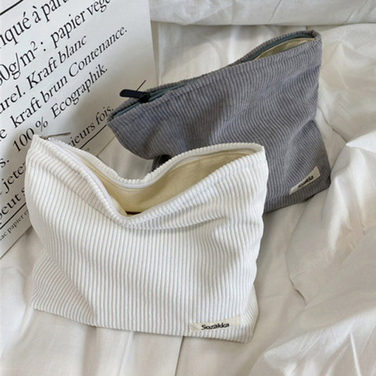 Travel Cosmetic Bag Corduroy