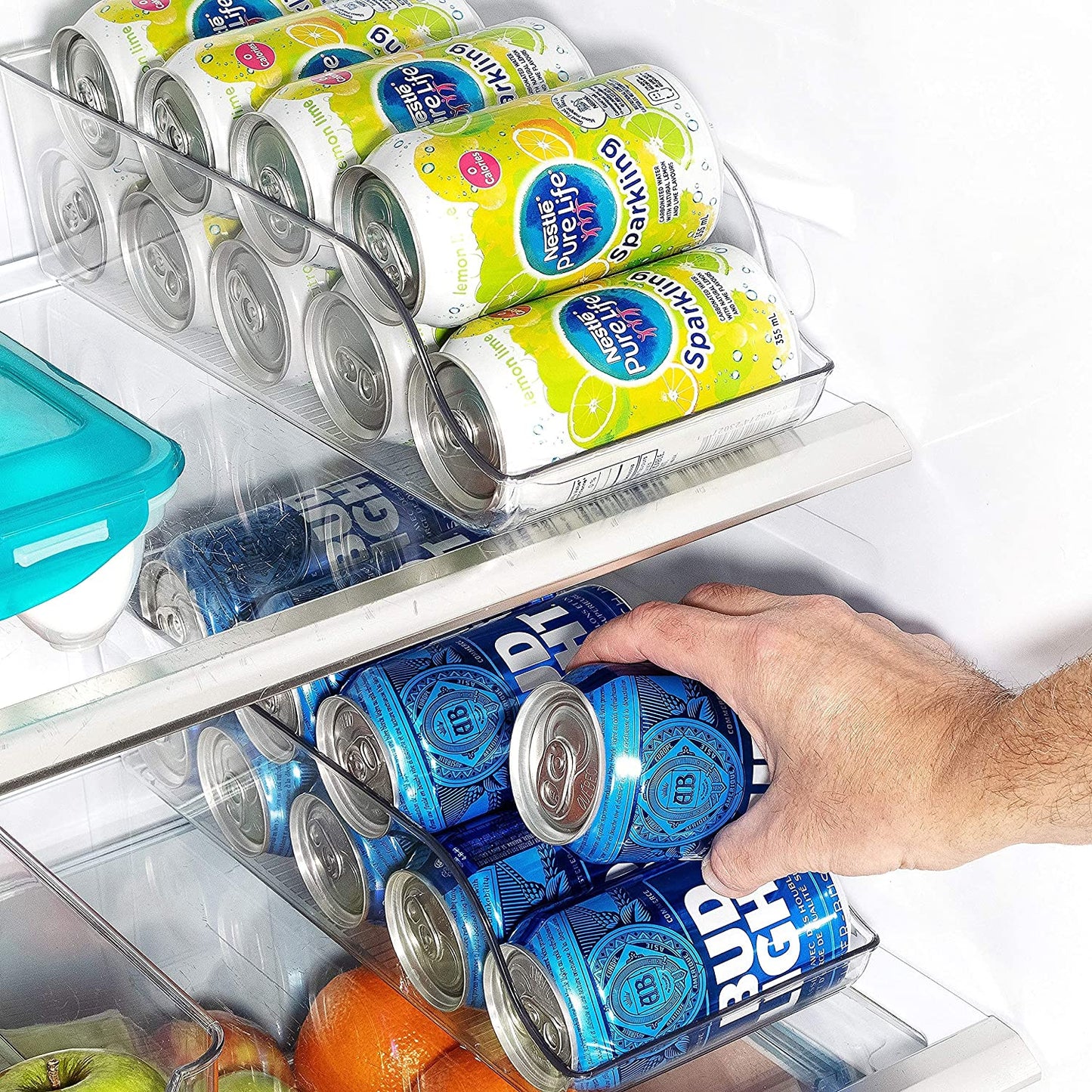 Soda Refrigerator Can Organizer Bins