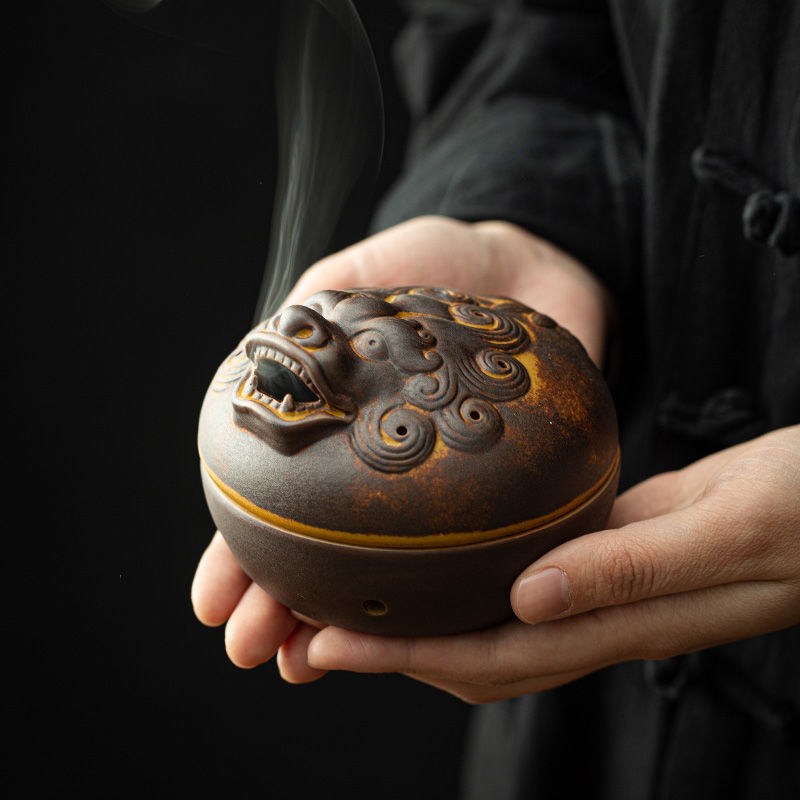 Round Incense Burner
