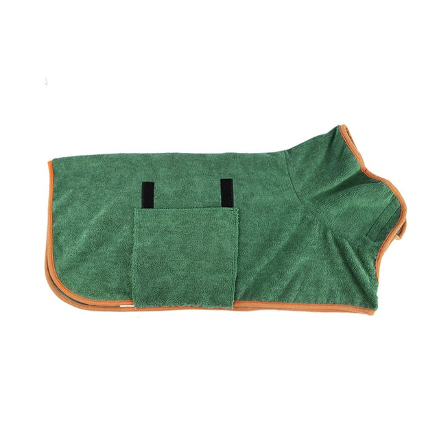 Pet Drying Coat Microfiber Absorbent