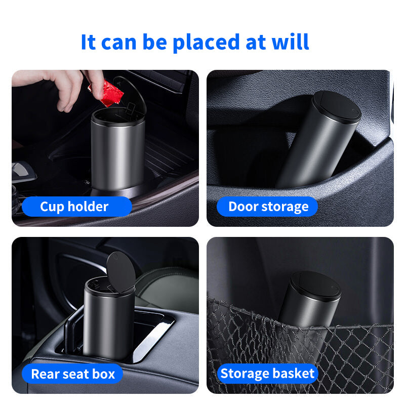 Garbage Bin For Car Cup Holder