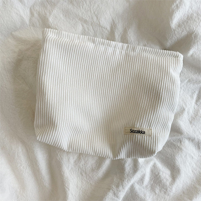 Travel Cosmetic Bag Corduroy