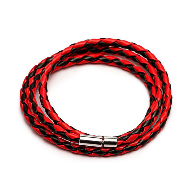Colorful Fashion Braided Leather Bracelet