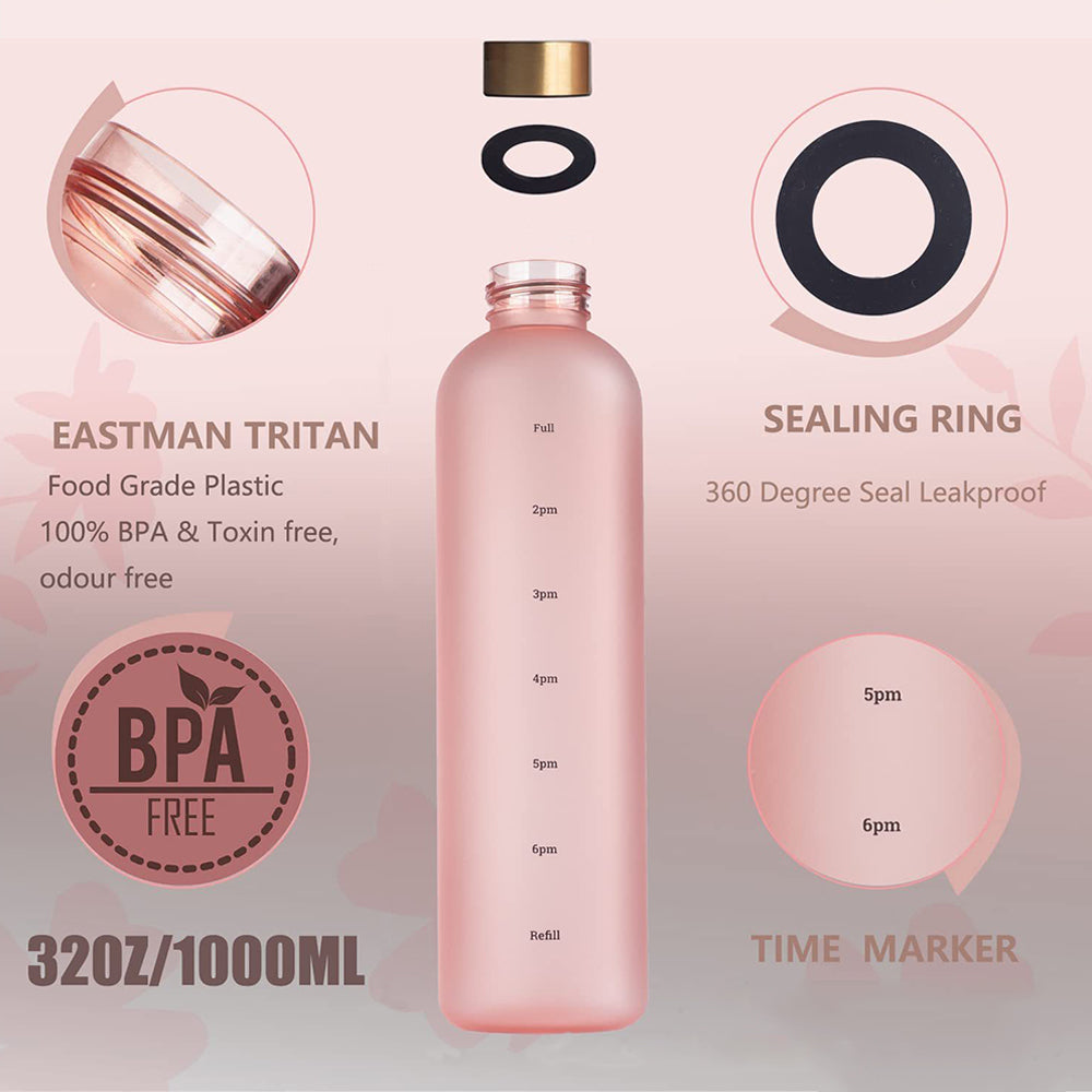 Water Bottle With Level Marker