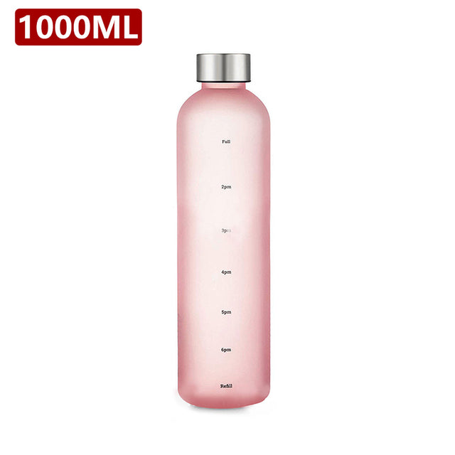 Water Bottle With Level Marker