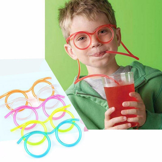 Silly Straw With Glasses