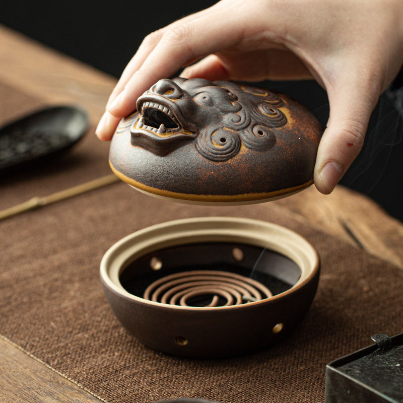 Round Incense Burner
