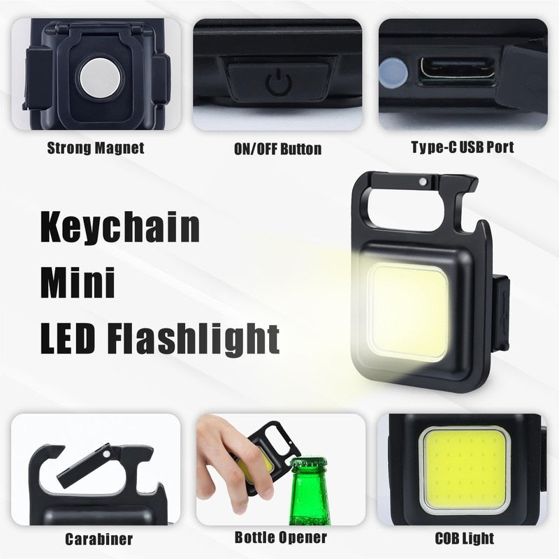 USB Rechargeable Pocket Bottle Opener