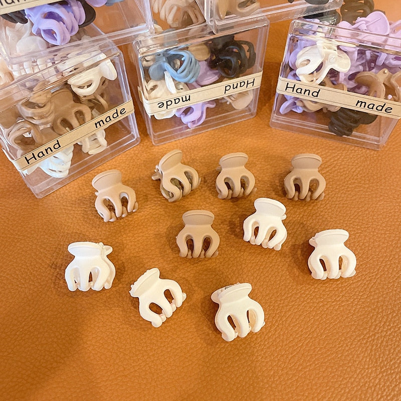 Luxury Matte Plastic Mini Hair Claws