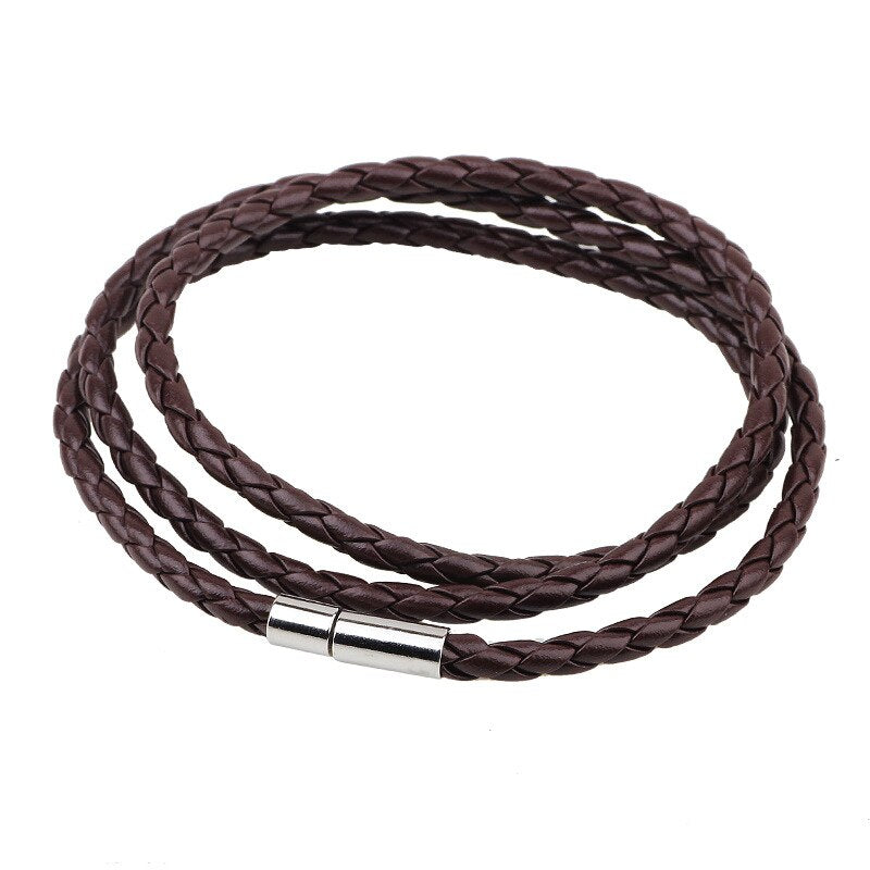 Colorful Fashion Braided Leather Bracelet