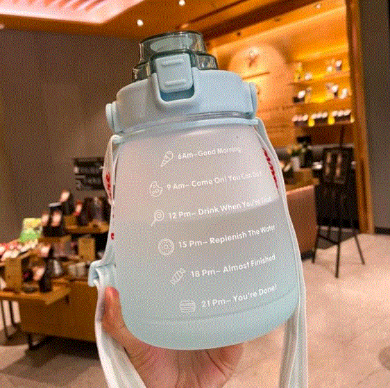 Water Bottle W/ Strap 1.4L