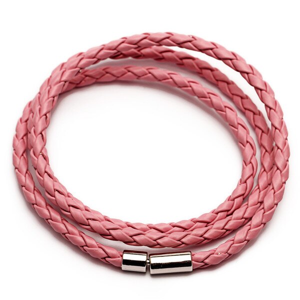 Colorful Fashion Braided Leather Bracelet