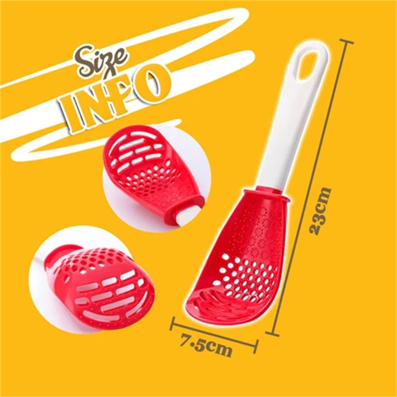 Spoon Multifunctional Heat-Resistant Cooking