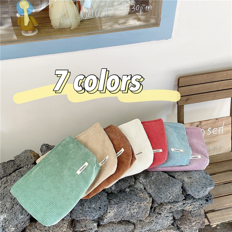 Travel Cosmetic Bag Corduroy