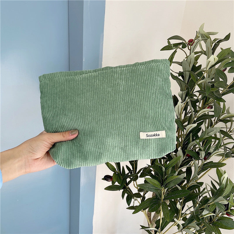 Travel Cosmetic Bag Corduroy