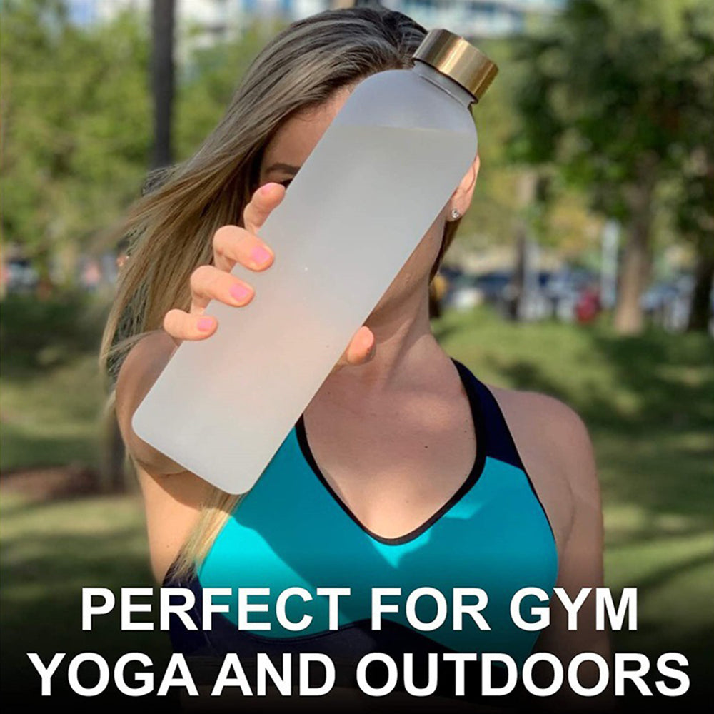 Water Bottle With Level Marker