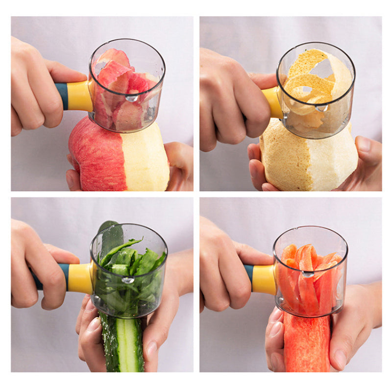 Vegetable Peeler With Catcher