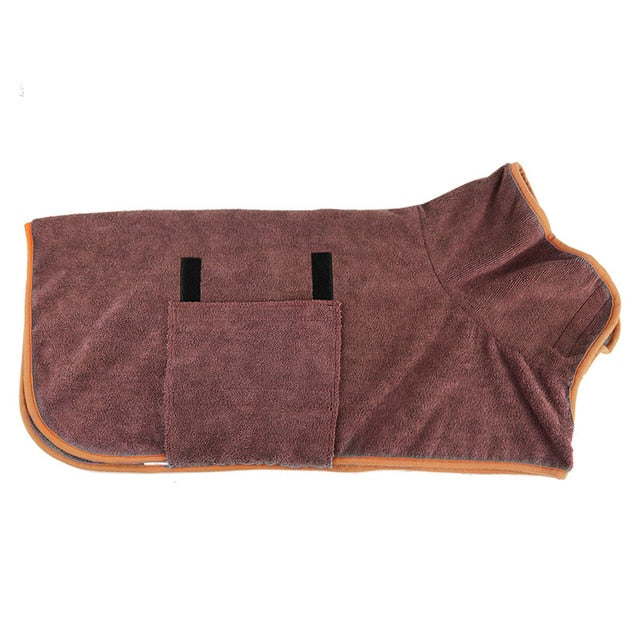 Pet Drying Coat Microfiber Absorbent