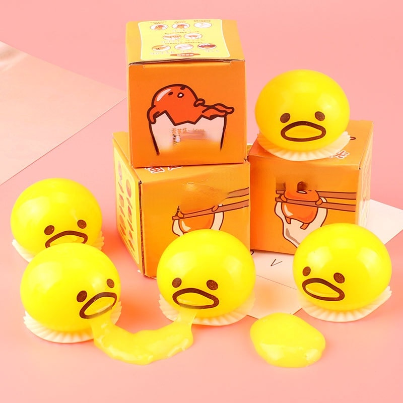 Stress Ball Squishy Egg Yolk