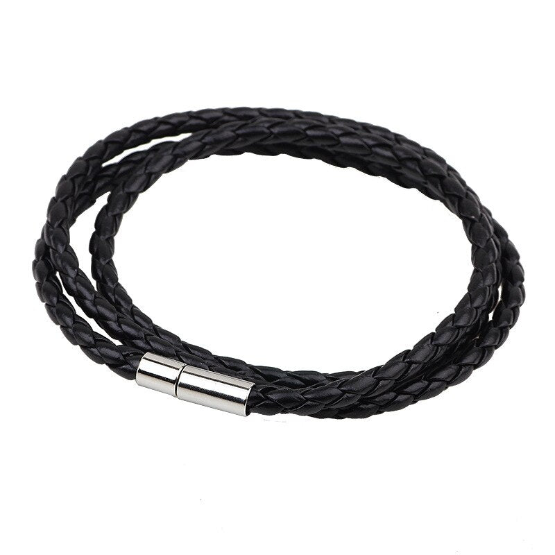 Colorful Fashion Braided Leather Bracelet