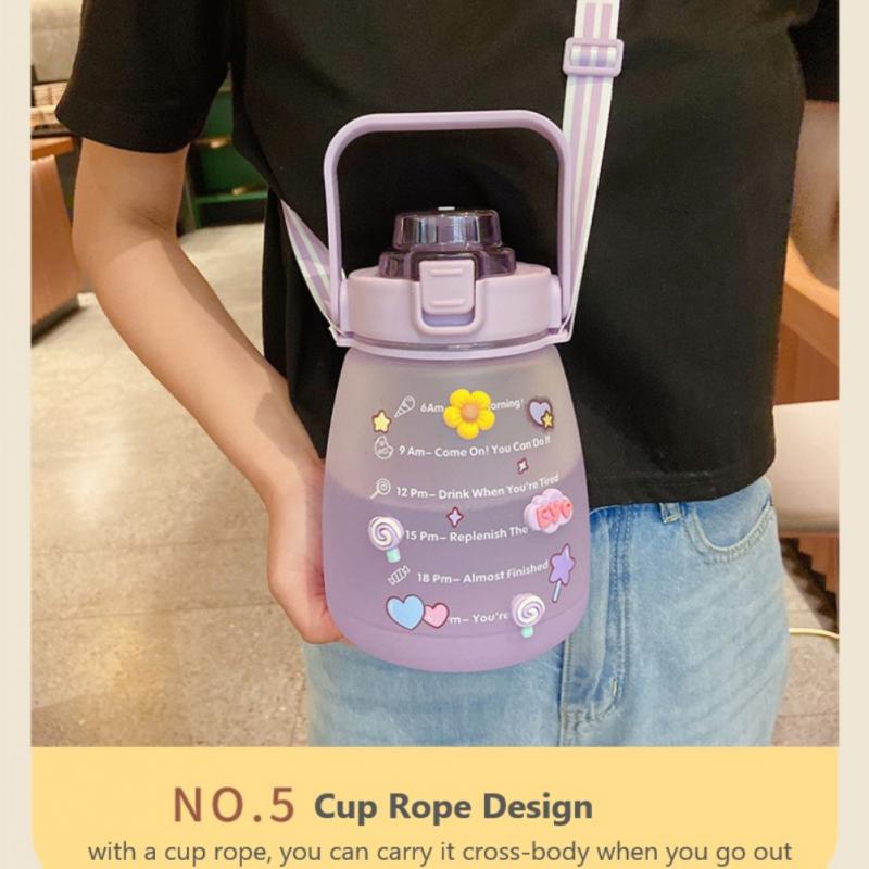 Water Bottle W/ Strap 1.4L