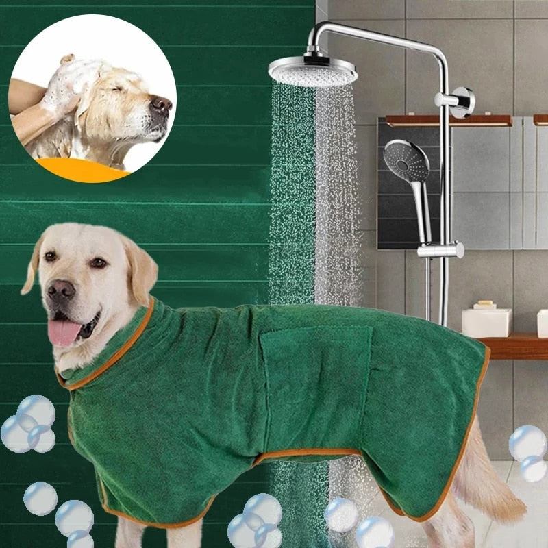 Pet Drying Coat Microfiber Absorbent