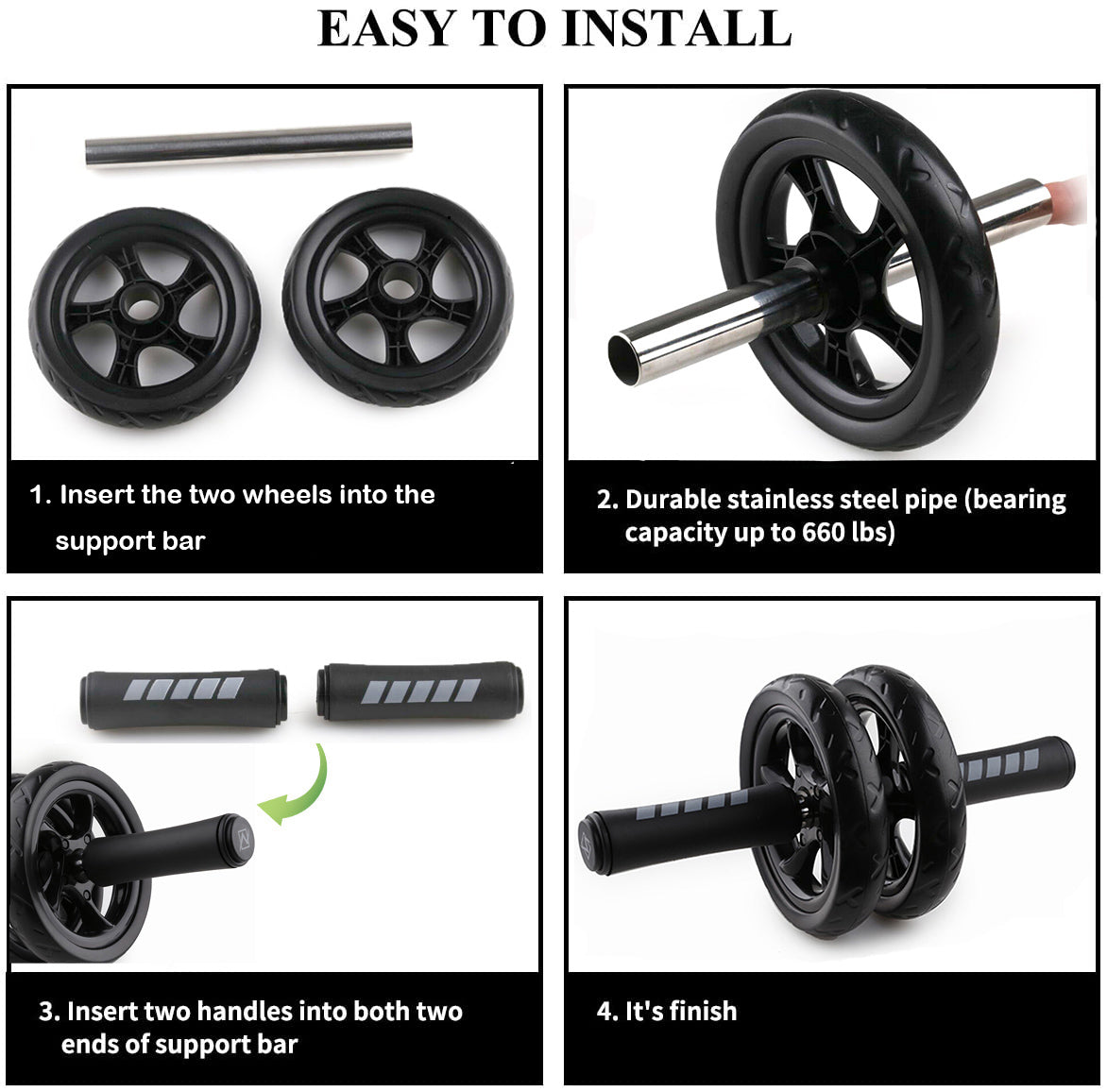 Wheel AB Roller With Mat