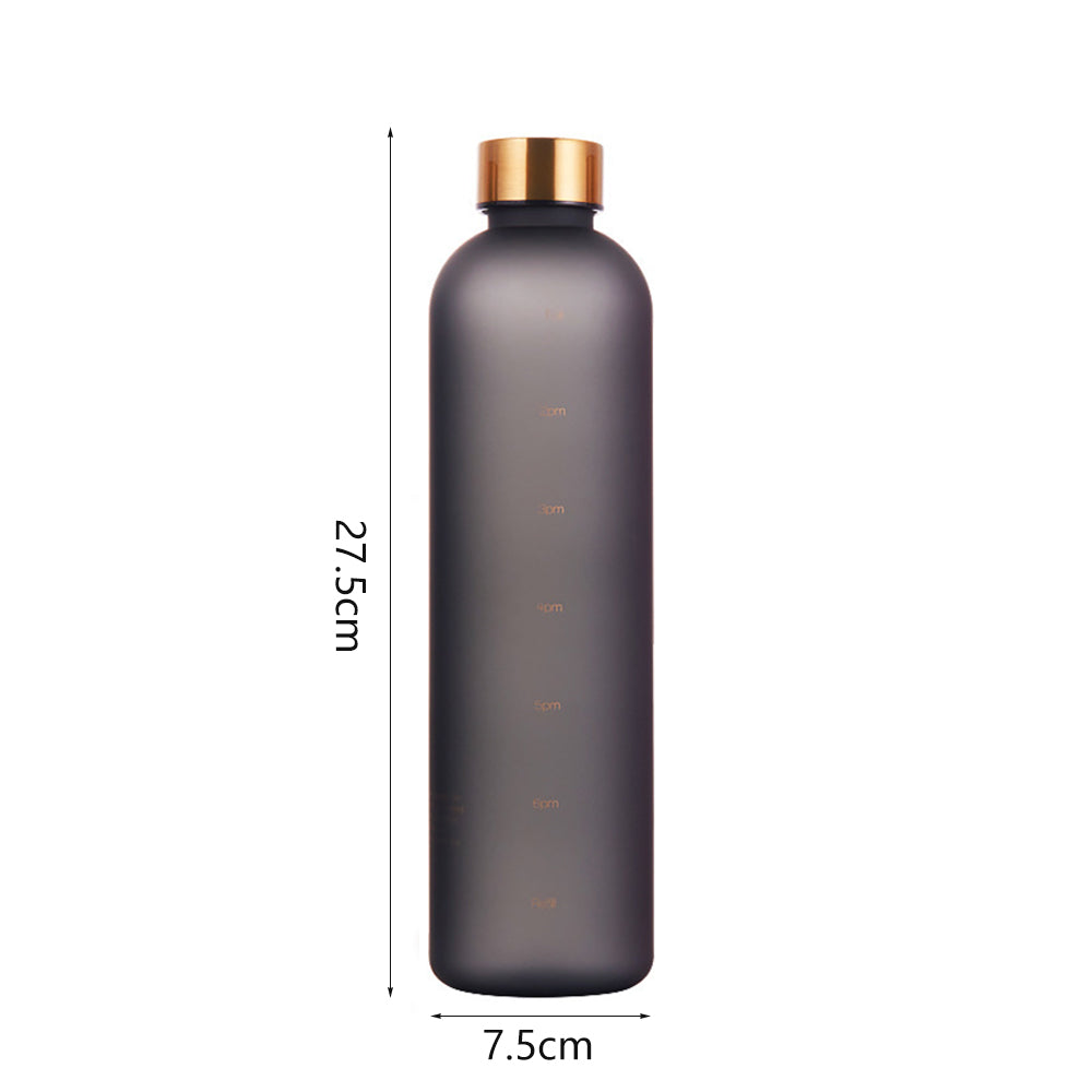 Water Bottle With Level Marker