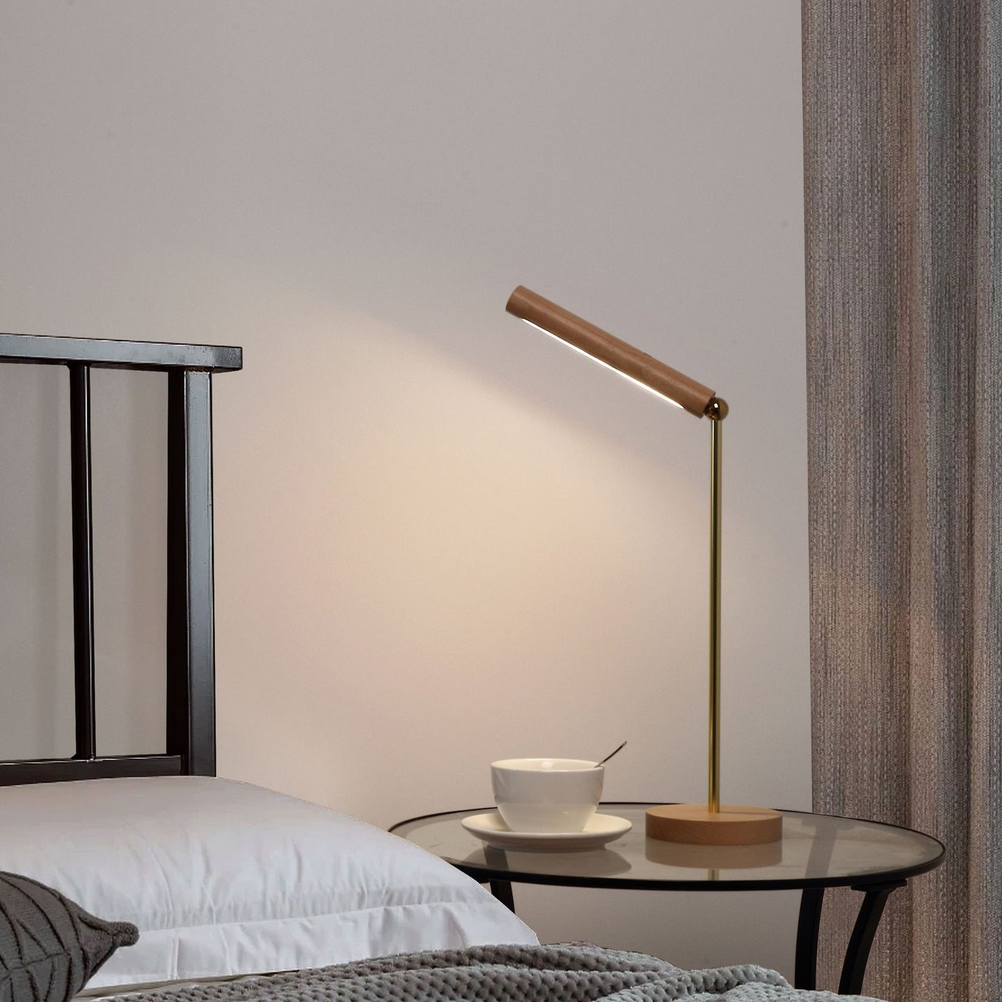 Wooden Desk Lamp