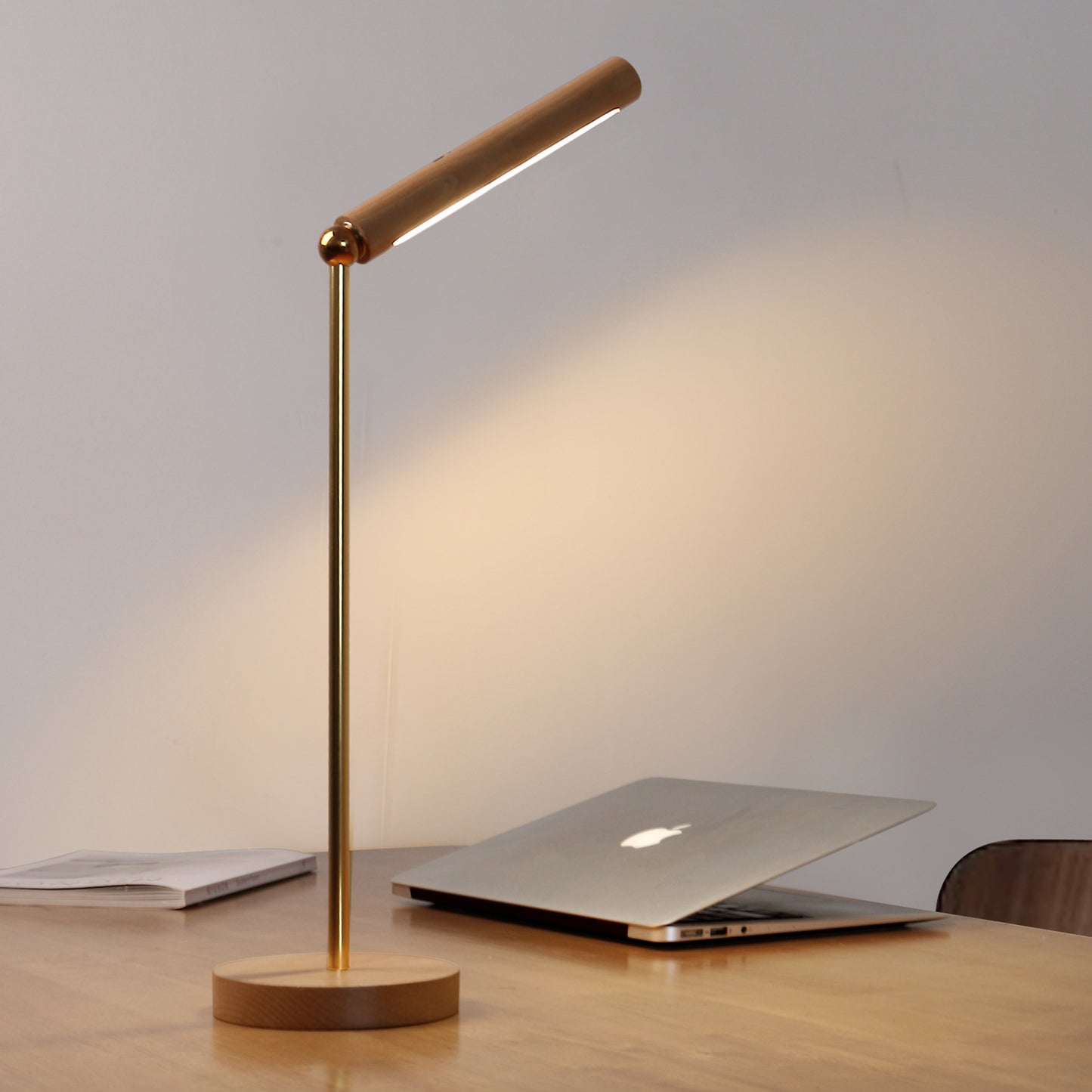 Wooden Desk Lamp