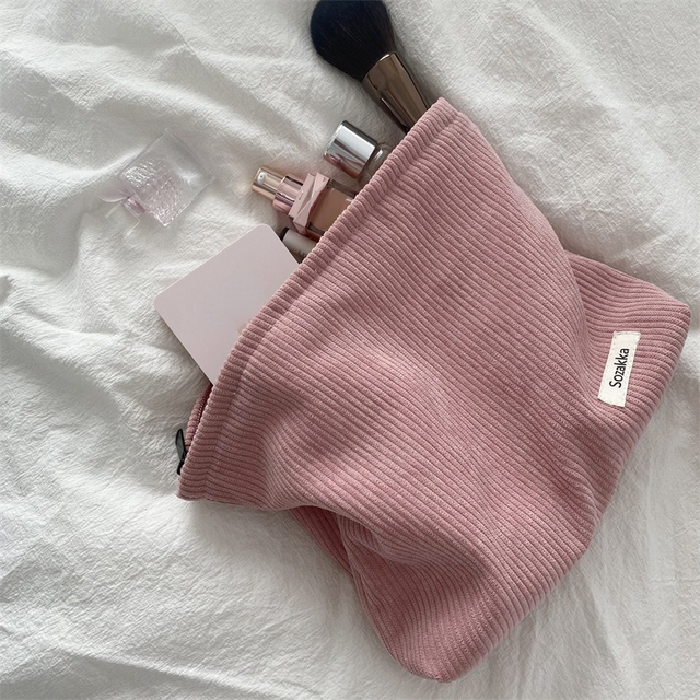 Travel Cosmetic Bag Corduroy