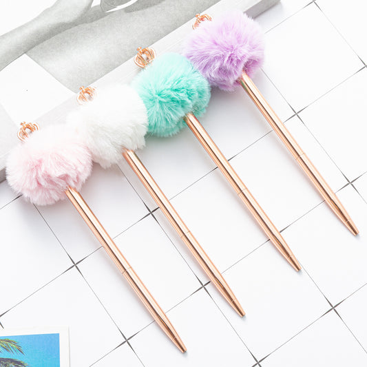 Pen Fluffy Puff Ball